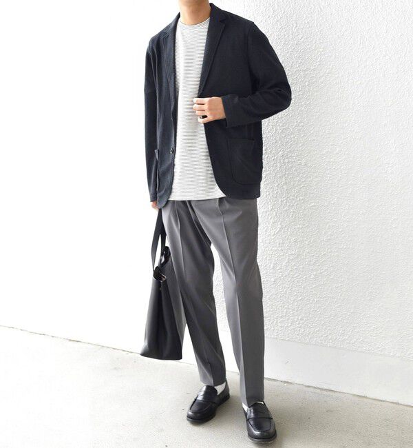 SHIPS any「SHIPS any:〈洗濯機可能〉サマー ニット ジャケット 26SS◇」|テーラードジャケット|