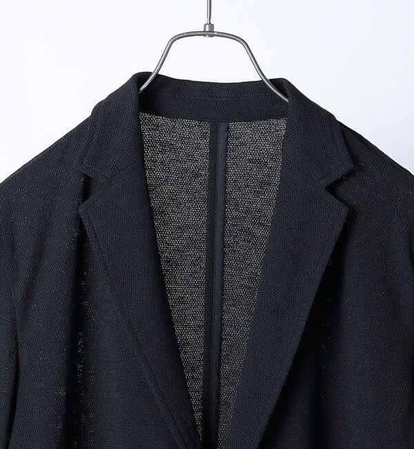 SHIPS any「SHIPS any:〈洗濯機可能〉サマー ニット ジャケット 26SS◇」|テーラードジャケット|