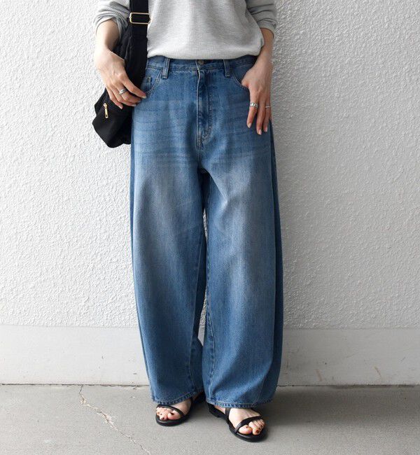 SHIPS any「SHIPS any:〈洗濯機可能〉バレル デニム パンツ［SHIPS any DENIM］」|デニム|