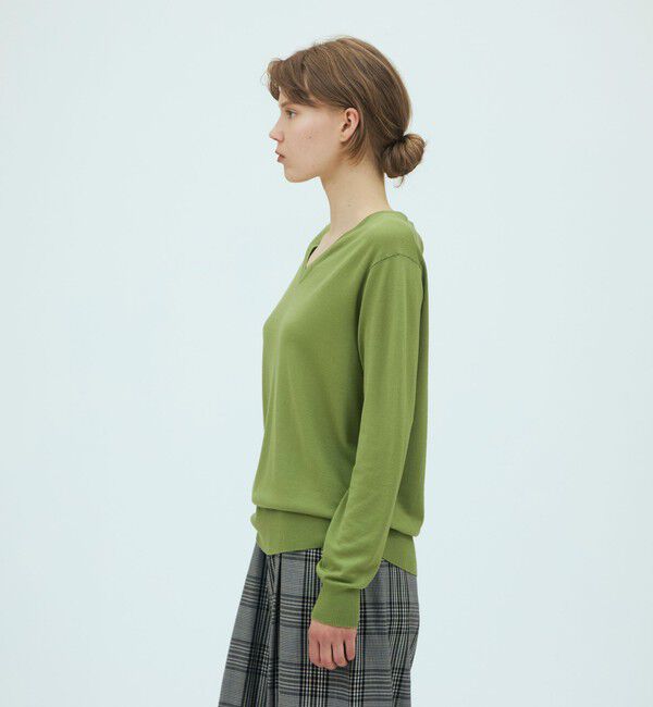 GALERIE VIE「【WEB先行予約】プレーンウール Vネックプルオーバー」|ニット・セーター|