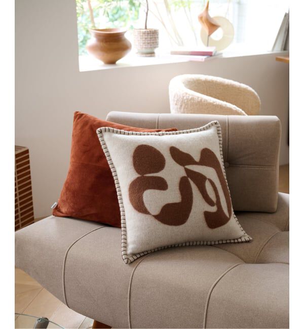 journal standard Furniture「《予約》LAGUNA CUSHION　クッションカバー 45cm」|クッション・クッションカバー|ブラウン