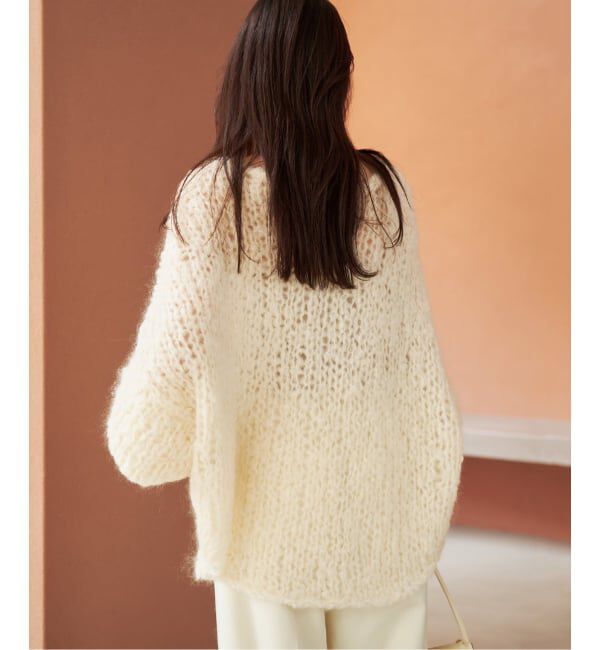 Plage「《追加予約》HAND KNIT ジャンボタム プルオーバー」|ニット・セーター|