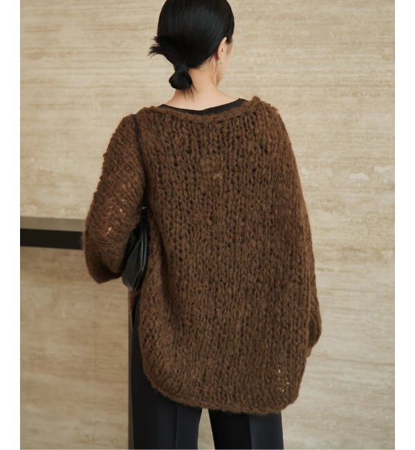 Plage「《追加予約》HAND KNIT ジャンボタム プルオーバー」|ニット・セーター|