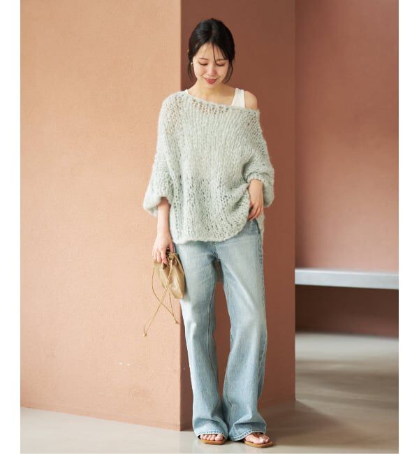 Plage「《追加予約》HAND KNIT ジャンボタム プルオーバー」|ニット・セーター|