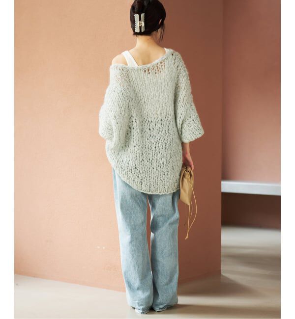 Plage「《追加予約》HAND KNIT ジャンボタム プルオーバー」|ニット・セーター|