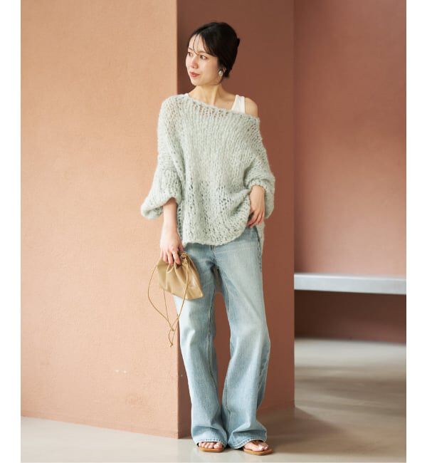 Plage「《追加予約》HAND KNIT ジャンボタム プルオーバー」|ニット・セーター|