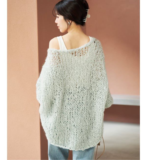 Plage「《追加予約》HAND KNIT ジャンボタム プルオーバー」|ニット・セーター|
