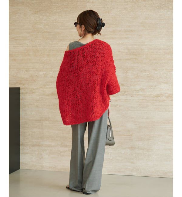Plage「《追加予約》HAND KNIT ジャンボタム プルオーバー」|ニット・セーター|