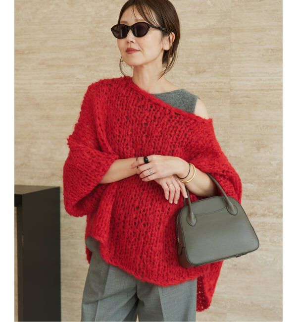 Plage「《追加予約》HAND KNIT ジャンボタム プルオーバー」|ニット・セーター|