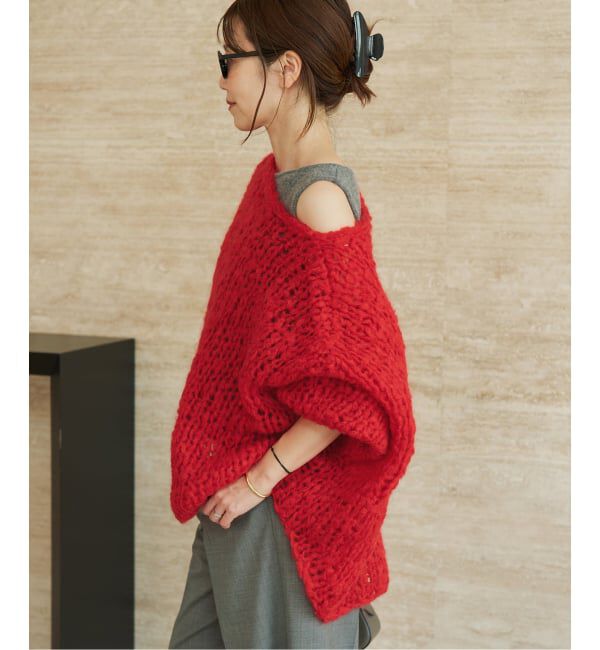 Plage「《追加予約》HAND KNIT ジャンボタム プルオーバー」|ニット・セーター|
