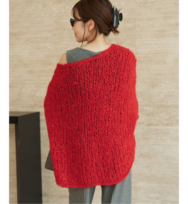 Plage「《追加予約》HAND KNIT ジャンボタム プルオーバー」|ニット・セーター|