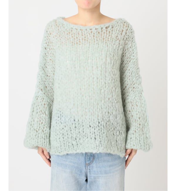 Plage「《追加予約》HAND KNIT ジャンボタム プルオーバー」|ニット・セーター|