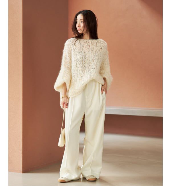 Plage「《追加予約》HAND KNIT ジャンボタム プルオーバー」|ニット・セーター|
