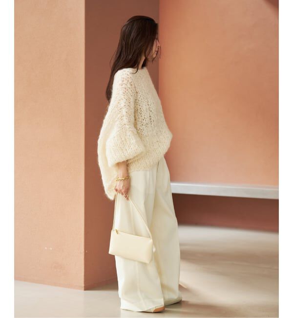 Plage「《追加予約》HAND KNIT ジャンボタム プルオーバー」|ニット・セーター|