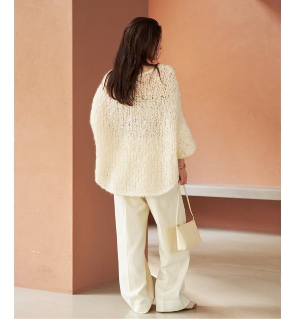 Plage「《追加予約》HAND KNIT ジャンボタム プルオーバー」|ニット・セーター|