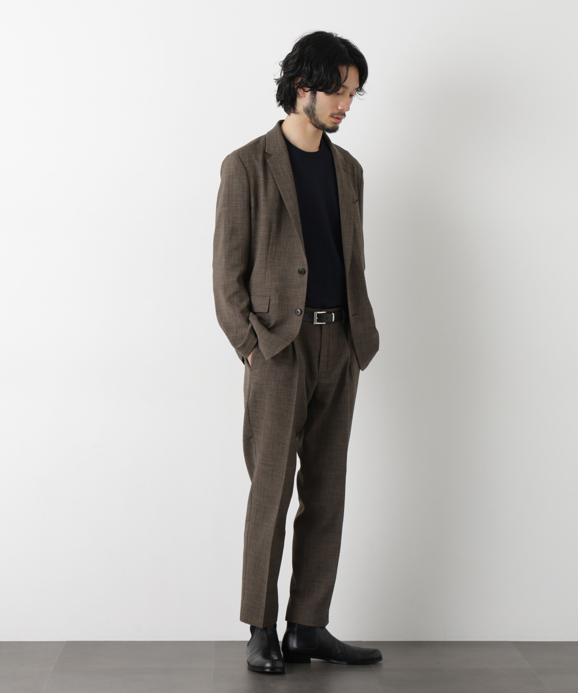 NANO universe「｢Damerino｣Reflax(R)キャンバスセットアップ/吸水速乾・防シワ」|スーツ|