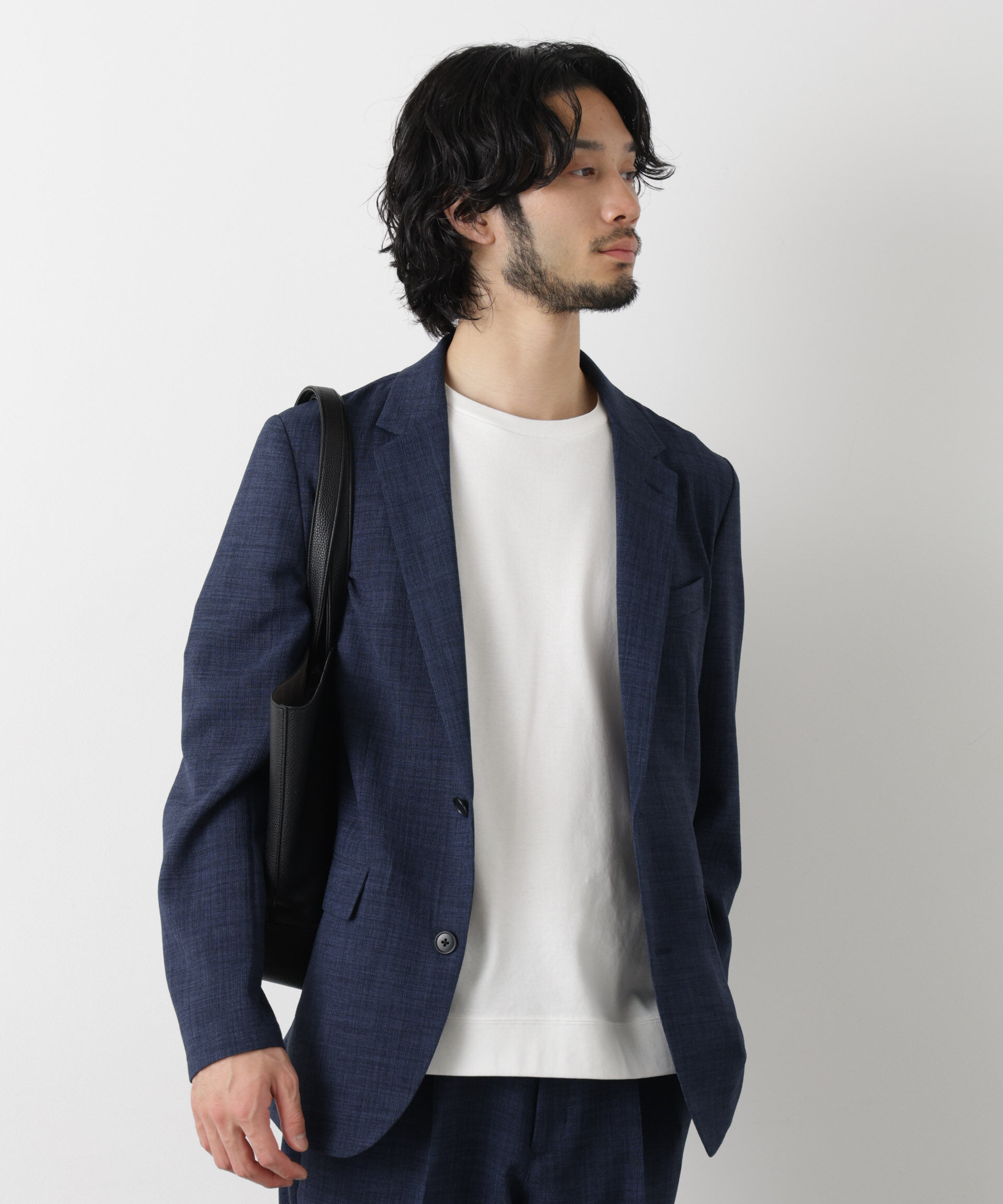 NANO universe「｢Damerino｣Reflax(R)キャンバスセットアップ/吸水速乾・防シワ」|スーツ|
