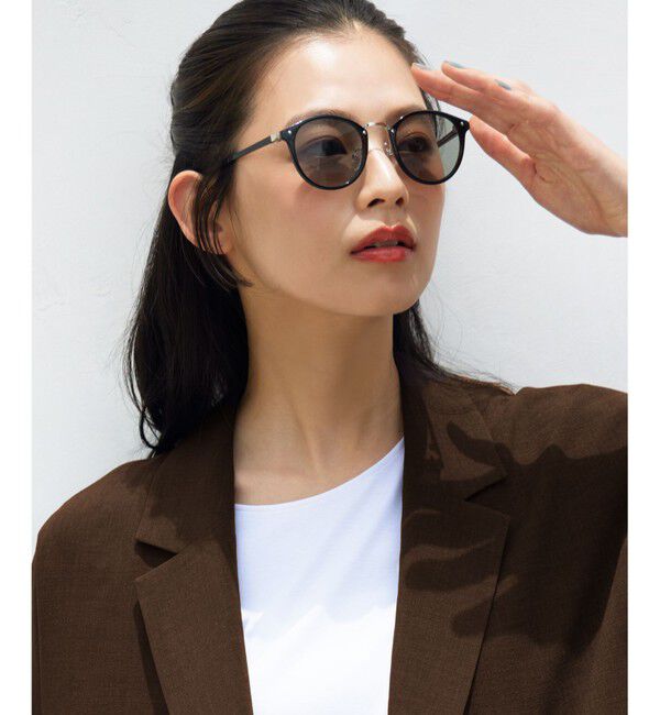 23区「【WEB限定】カラーレンズ サングラス」|サングラス|ブラック系