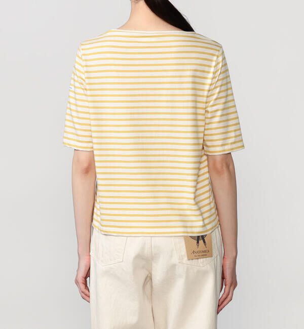  「ORCIVAL | コットン ボートネックハーフスリーブTシャツ WOMEN」|Tシャツ・カットソー|