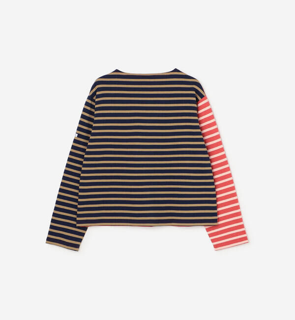 ORCIVAL「ORCIVAL | ハーレクイン コットンロード フレンチバスクTシャツ WOMEN」|Tシャツ・カットソー|