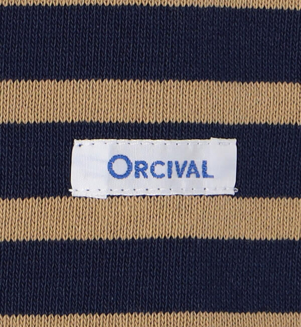 ORCIVAL「ORCIVAL | ハーレクイン コットンロード フレンチバスクTシャツ WOMEN」|Tシャツ・カットソー|