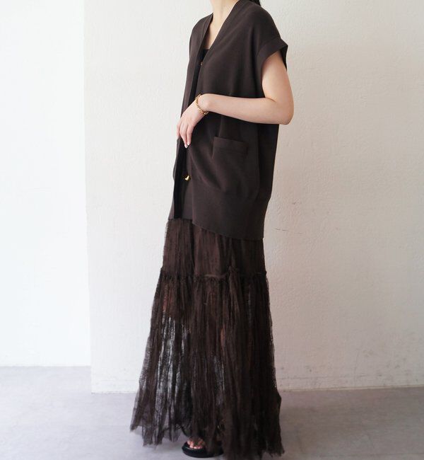 「レースプリーツスカート」|スカート|