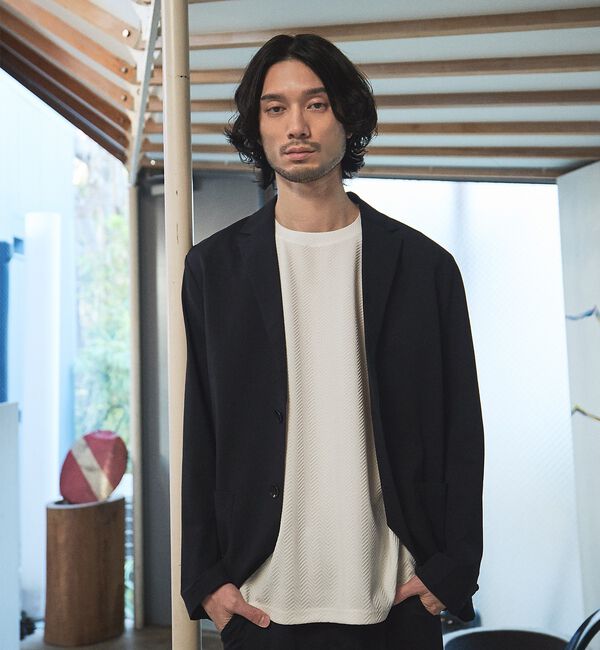 ABAHOUSE「【SMART CLOSET/上下2点セット】接触冷感 カットメッシュ セットアッ」|スーツ|