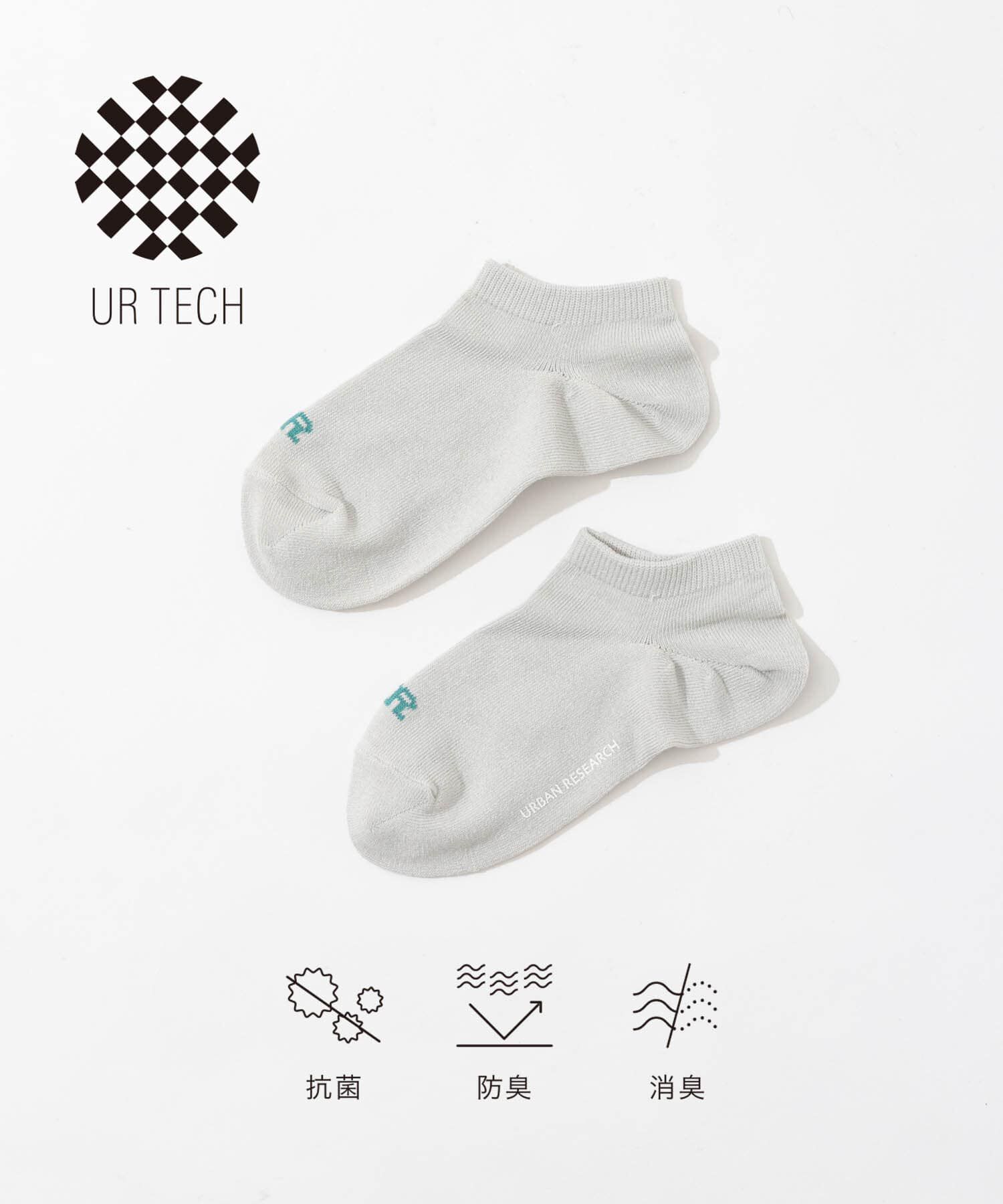 URBAN RESEARCH「『UR TECH』スニーカー丈ソックス」|ソックス|グレー