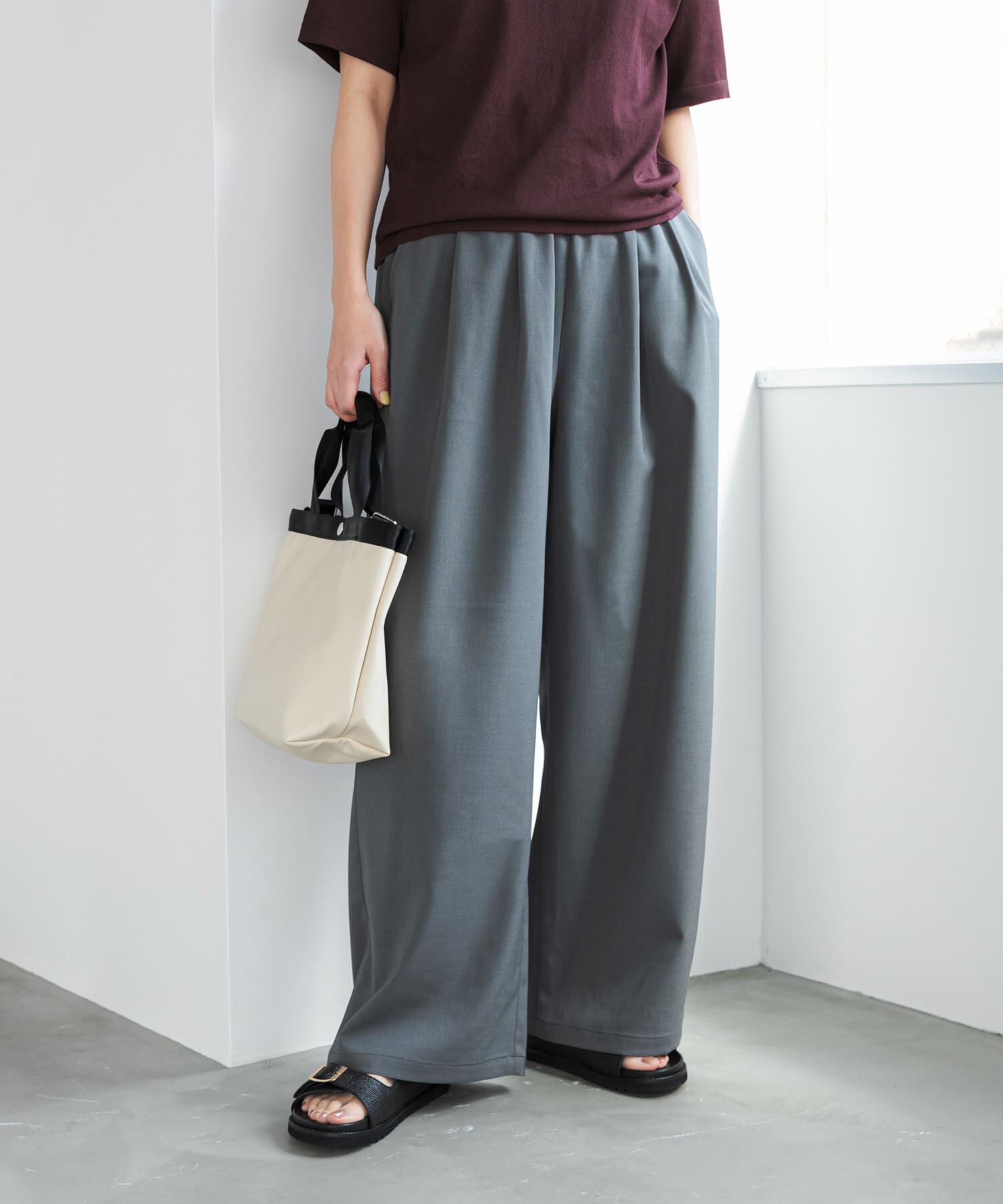 URBAN RESEARCH DOORS「『仁村紗和さん着用』『3ｻｲｽﾞ展開』『UR TECH』完声/涼ｷﾞｬｻﾞｰﾜ 」|その他|グレー