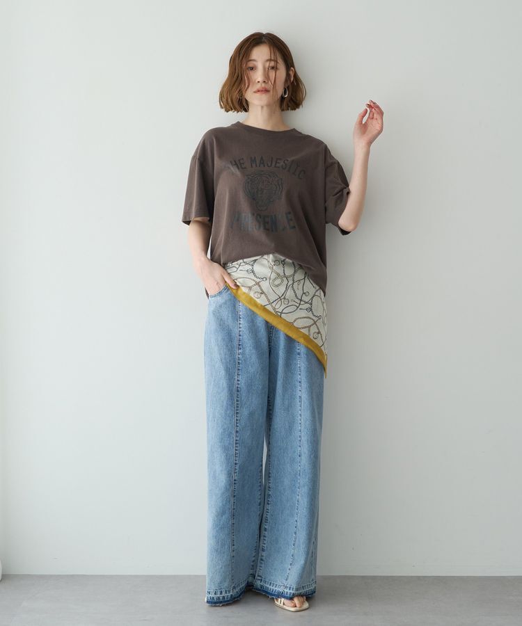 YECCA VECCA「【La platino】綿シルクスカーフ①」|バンダナ・スカーフ|