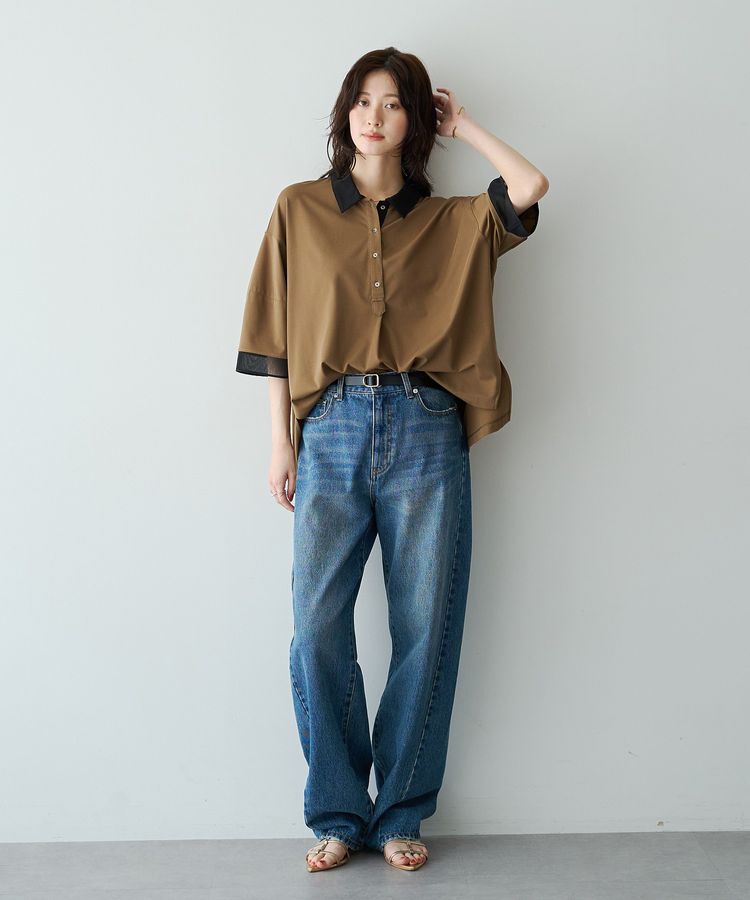 YECCA VECCA「ゴールドバックルナローベルト」|ベルト|