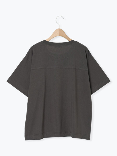 Samansa Mos2「【接触冷感】切り替えプリントTシャツ」|Tシャツ・カットソー|