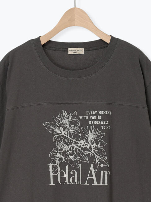 Samansa Mos2「【接触冷感】切り替えプリントTシャツ」|Tシャツ・カットソー|