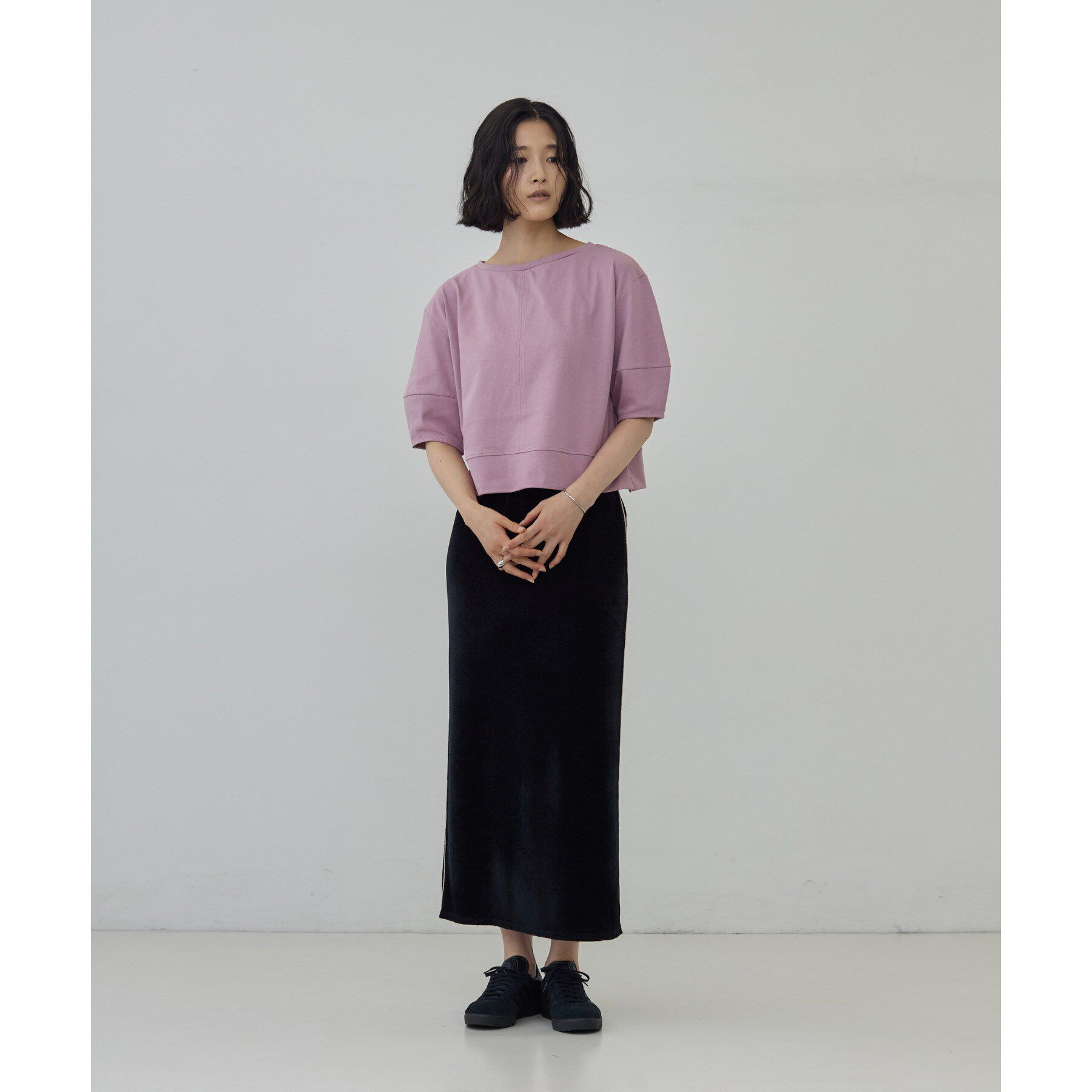 GALLEST「ハーフスリーブフォルムカットソー【接触冷感／新色追加】」|Tシャツ・カットソー|