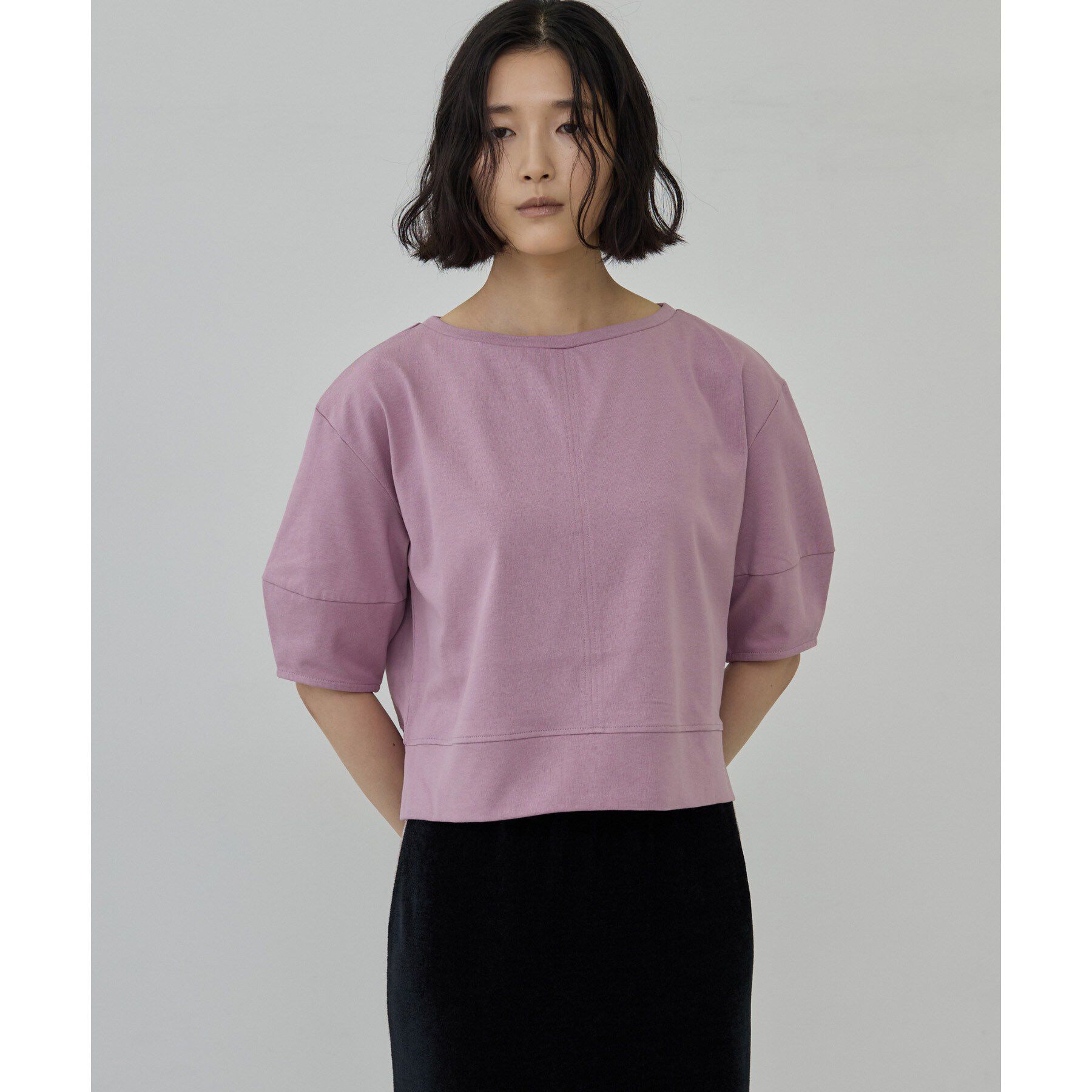 GALLEST「ハーフスリーブフォルムカットソー【接触冷感／新色追加】」|Tシャツ・カットソー|