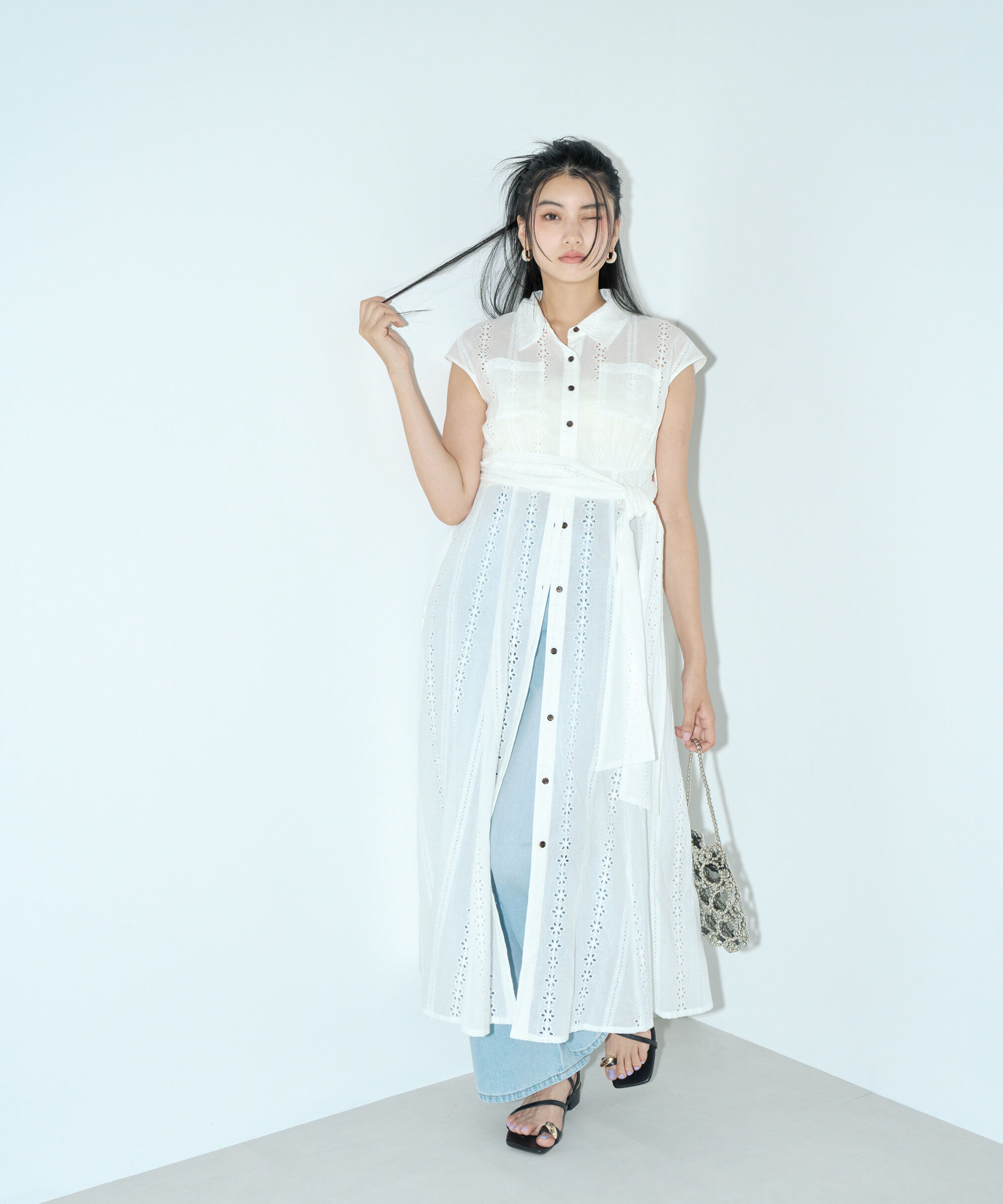 PROPORTION BODY DRESSING「2wayノースリシャツワンピース」|ワンピース|
