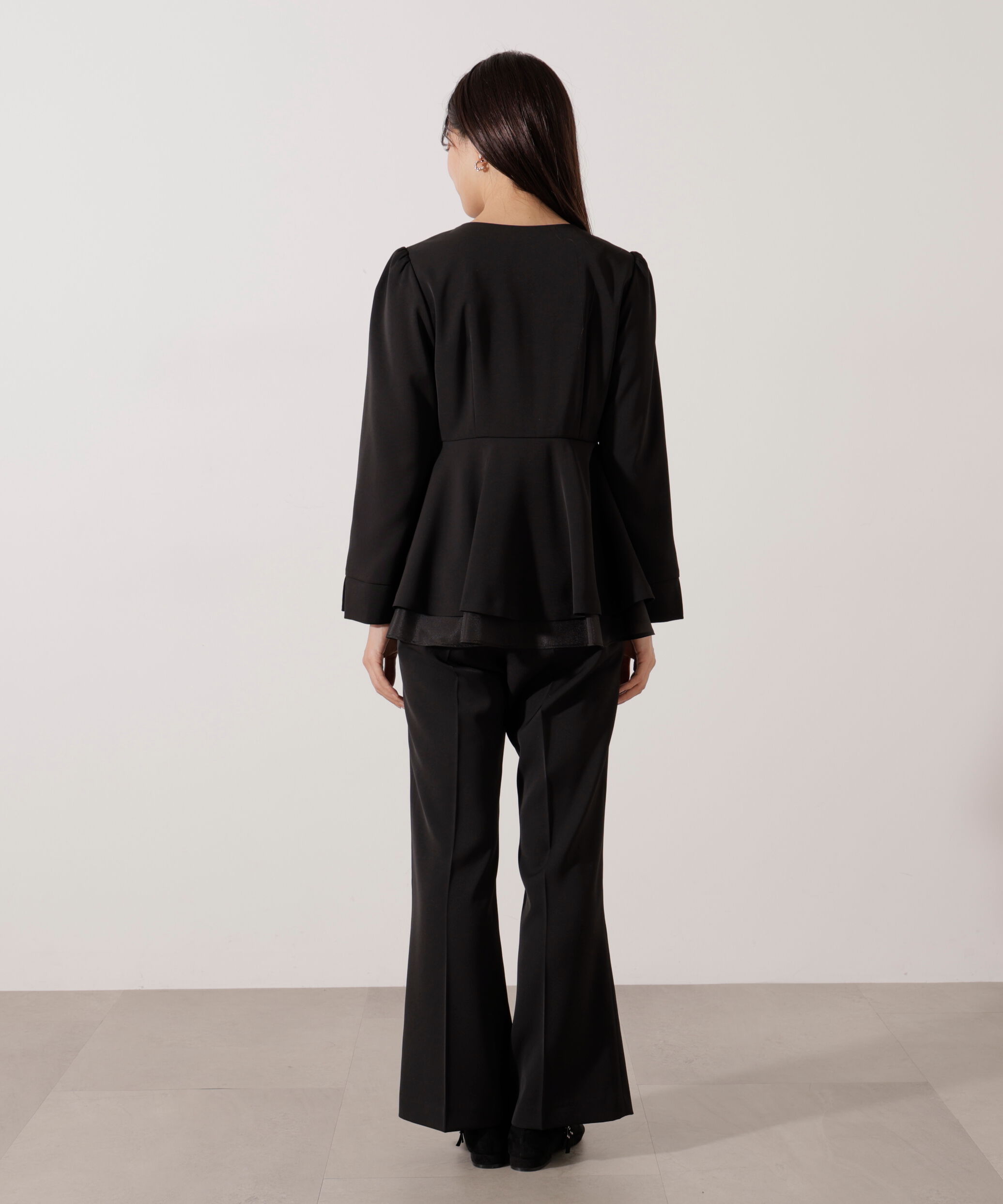 PROPORTION BODY DRESSING「＜セットアップ対応＞ペプラムジャケット」|ブルゾン・スタジャン|