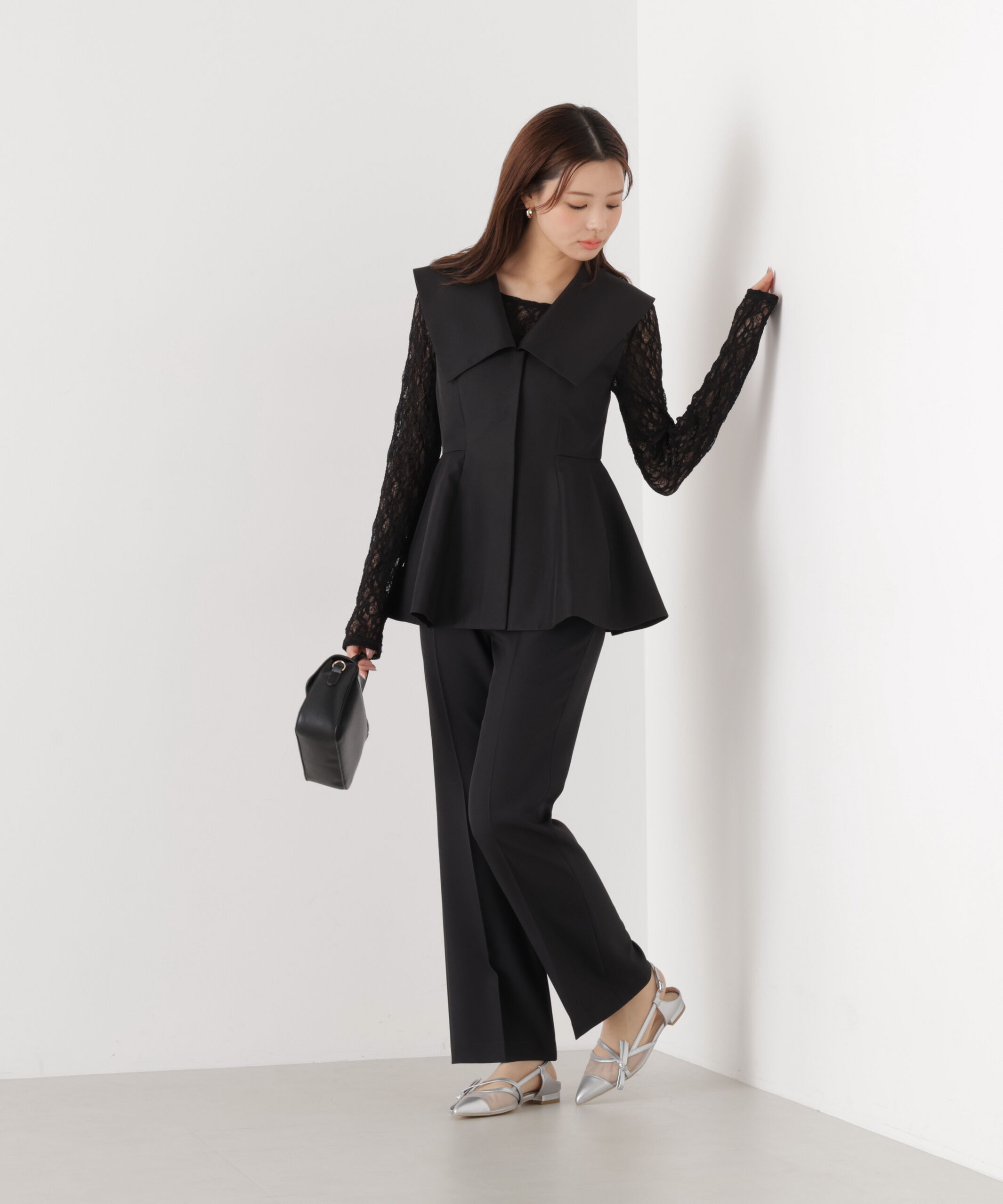 PROPORTION BODY DRESSING「〈a/mie〉ビッグカラージレ　26SS」|ブルゾン・スタジャン|