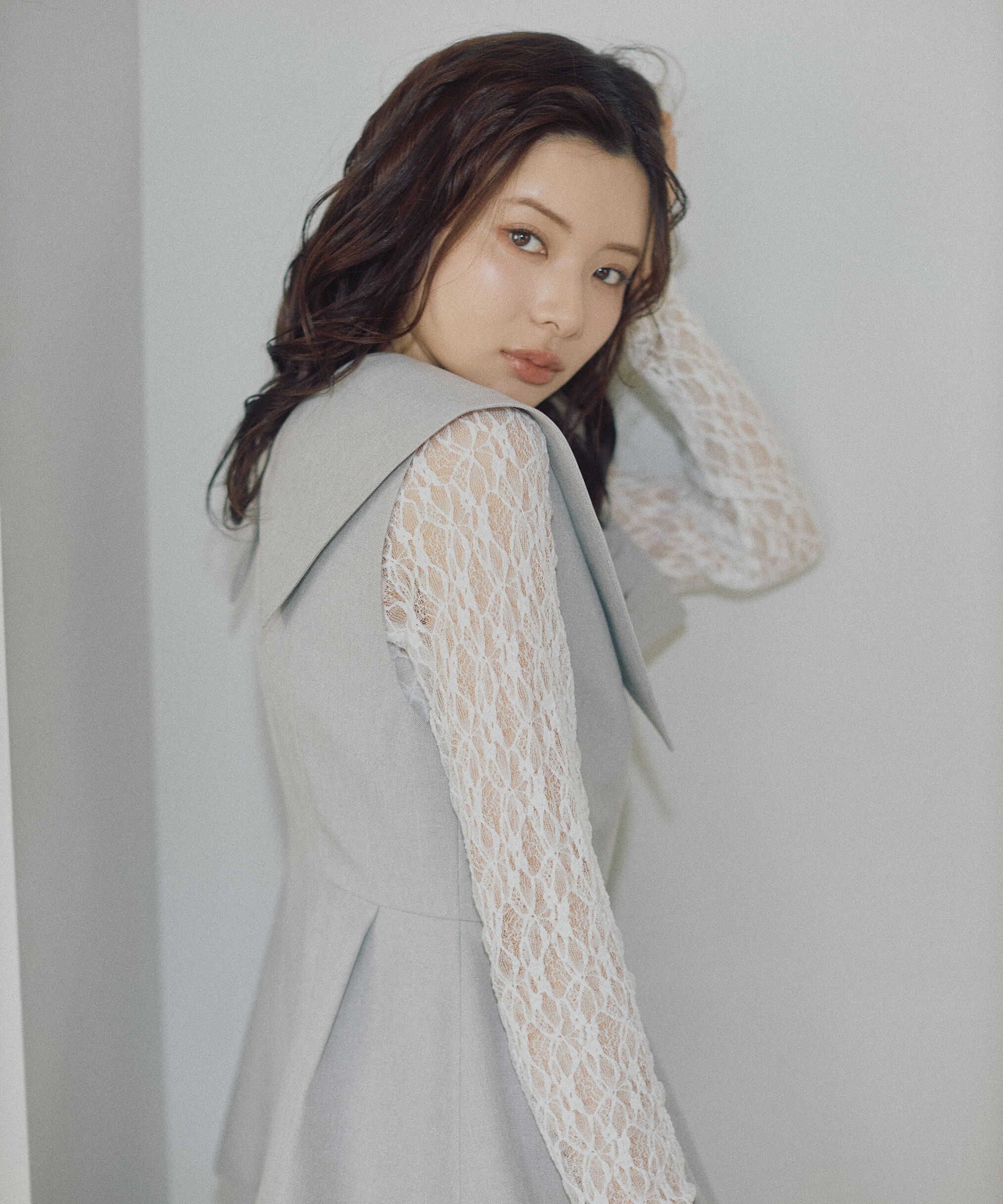 PROPORTION BODY DRESSING「〈a/mie〉ビッグカラージレ　26SS」|ブルゾン・スタジャン|