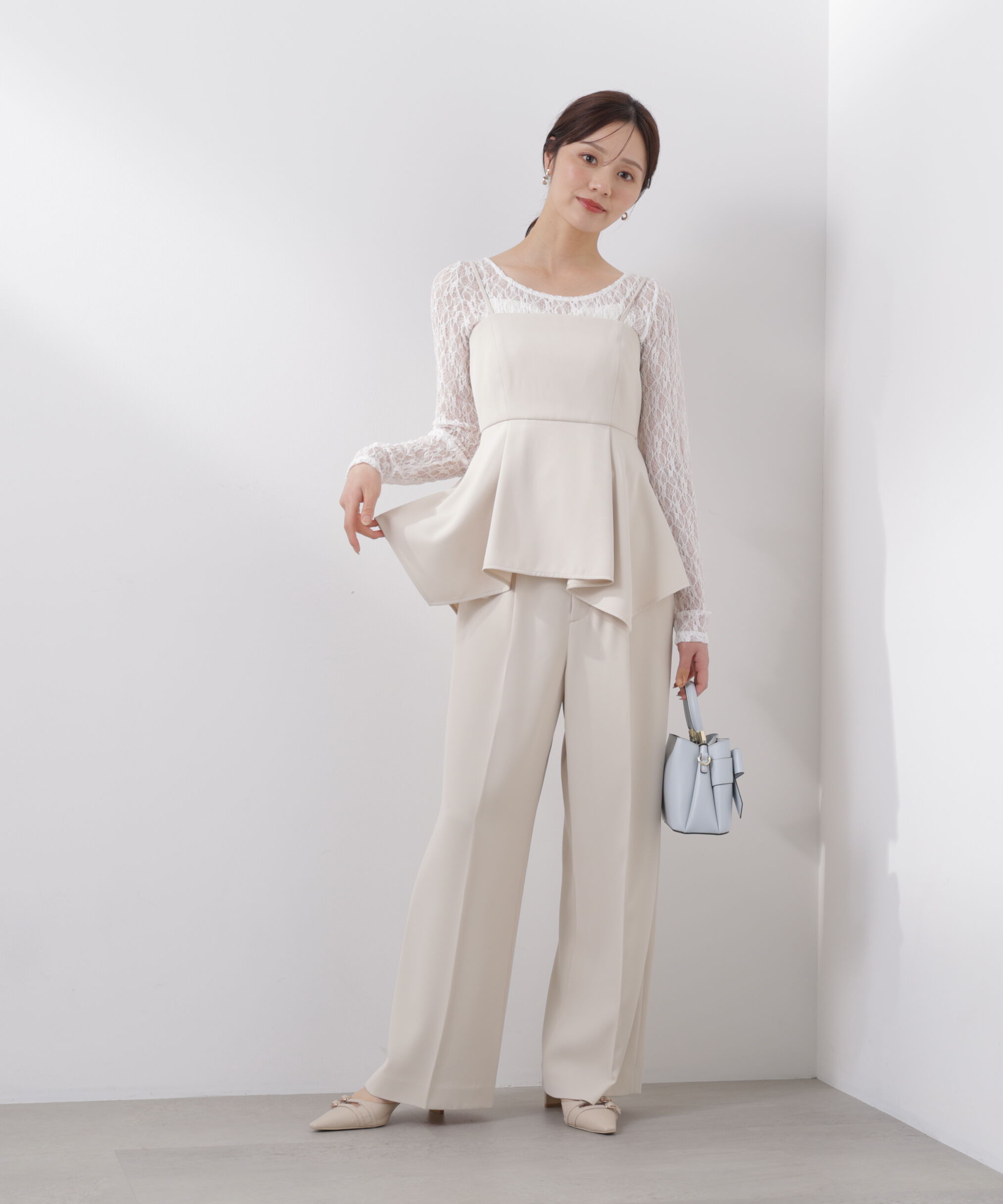 PROPORTION BODY DRESSING「ベルト付きワイドパンツ　26SS」|その他|