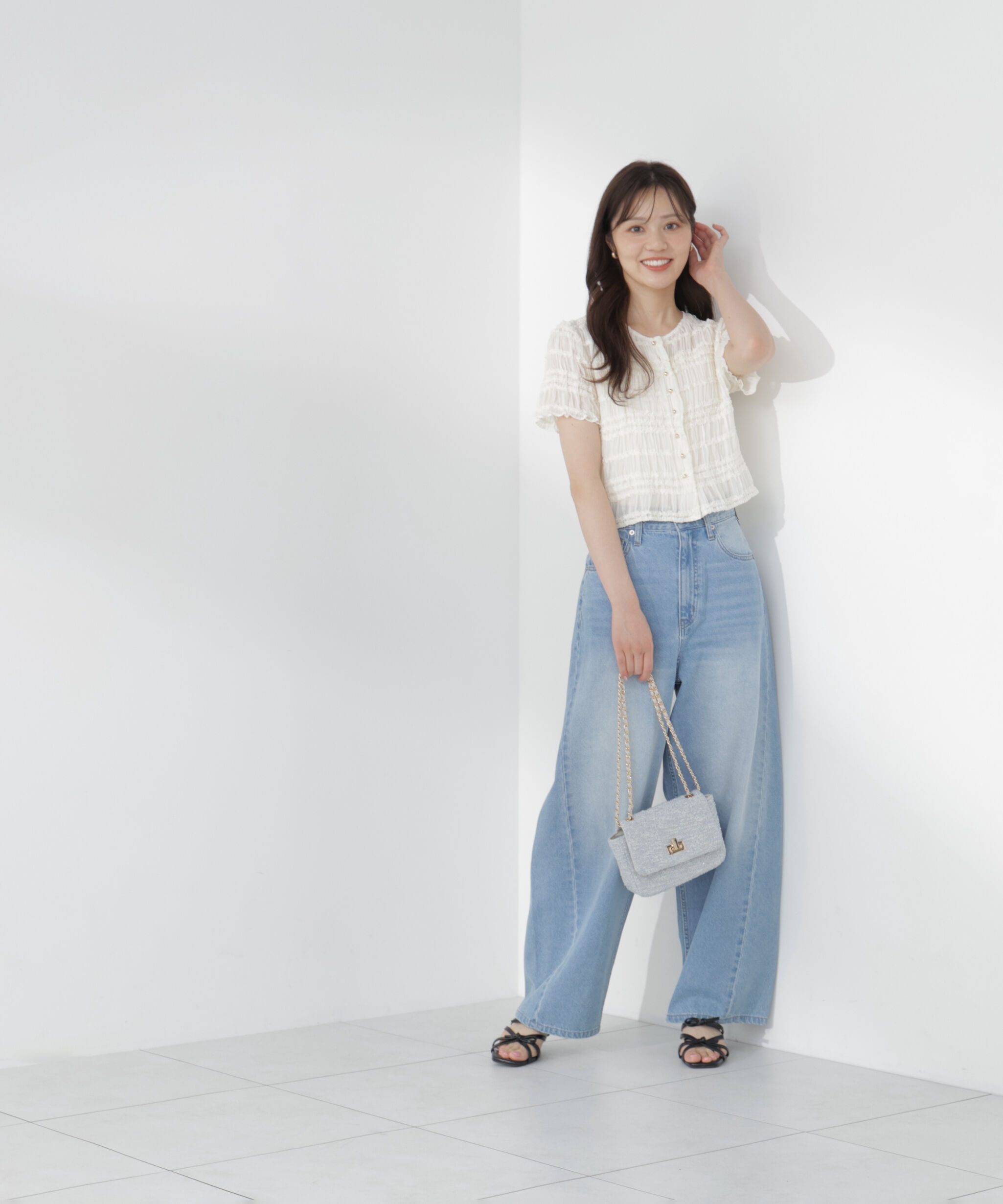 PROPORTION BODY DRESSING「〈a/mie〉ワイドバレルパンツ 26SS」|その他|