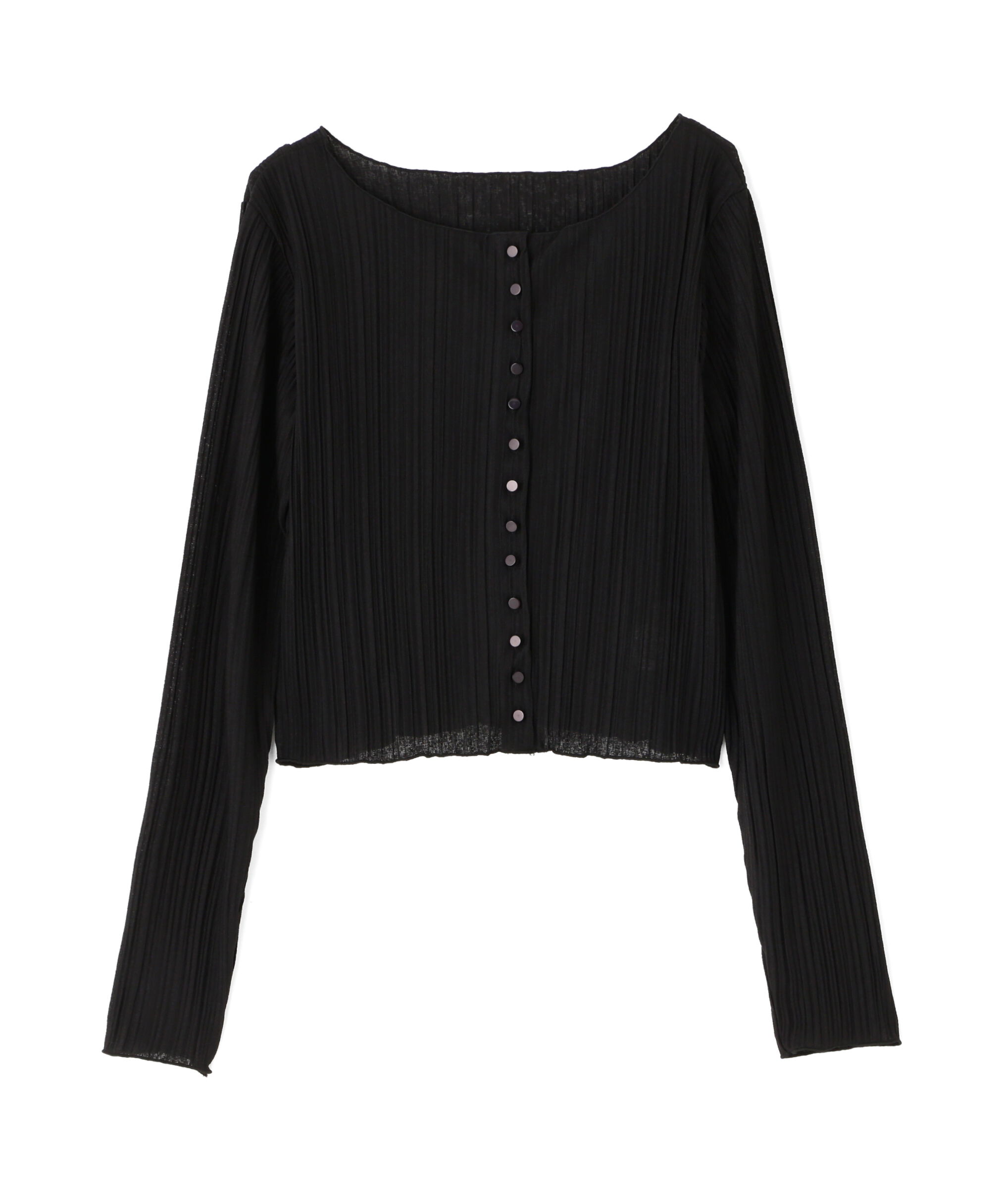 PROPORTION BODY DRESSING「〈a/mie〉前後2wayプリーツカットソーカーディガン 26SS」|Tシャツ・カットソー|