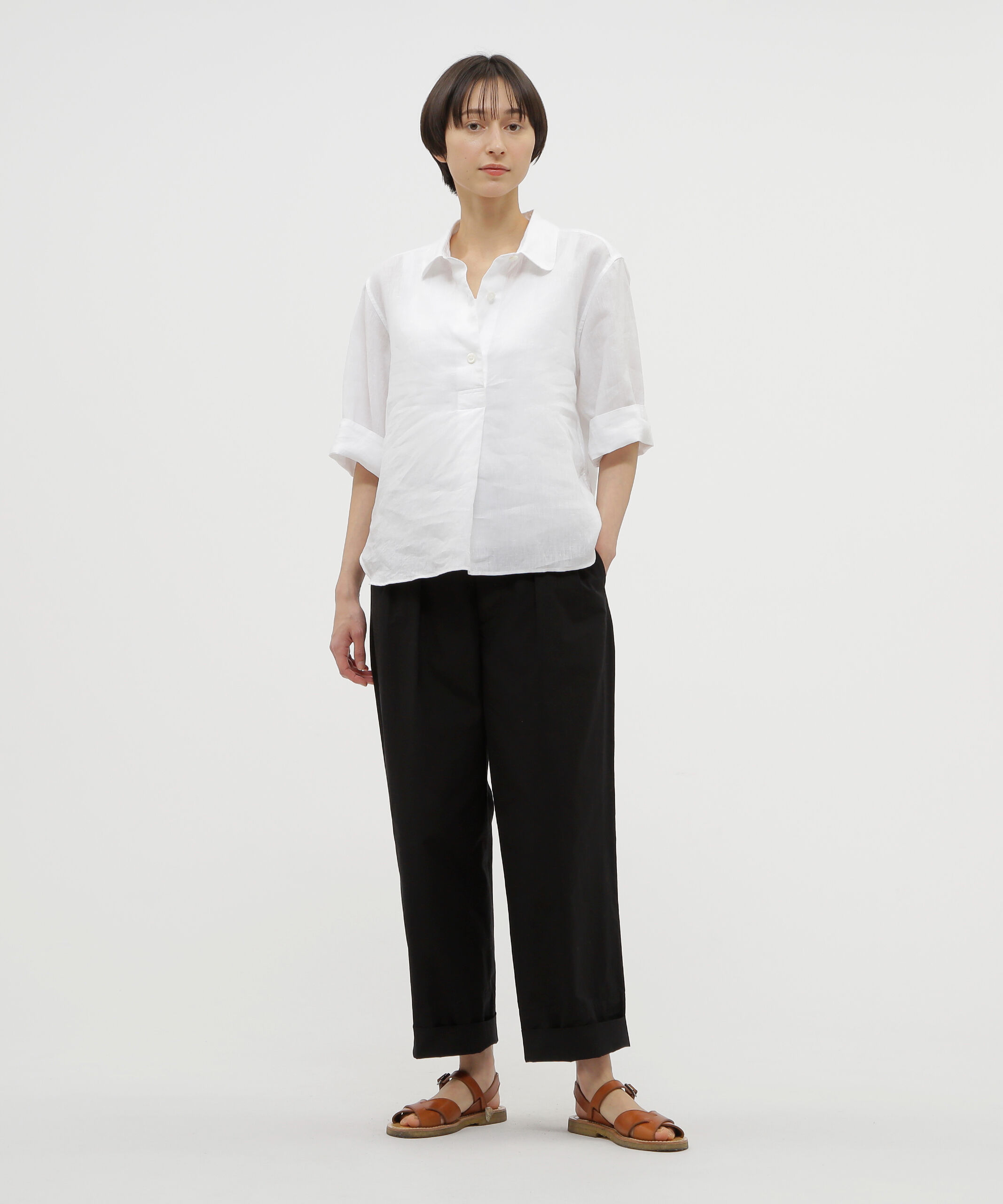  「WASHED COTTON POPLIN TROUSERS」|その他|