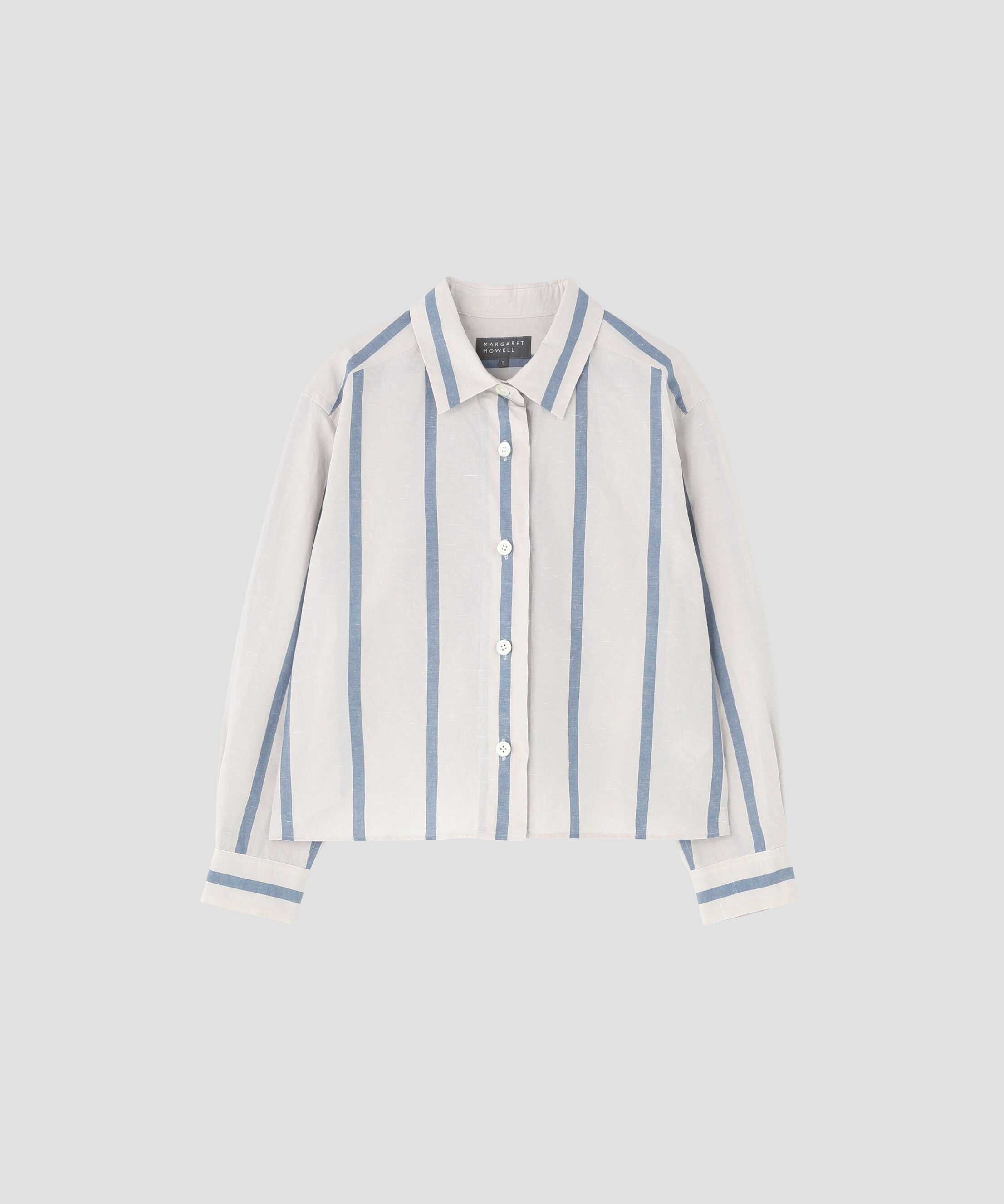  「BOLD STRIPE COTTON LINEN SHIRT」|シャツ・ブラウス|