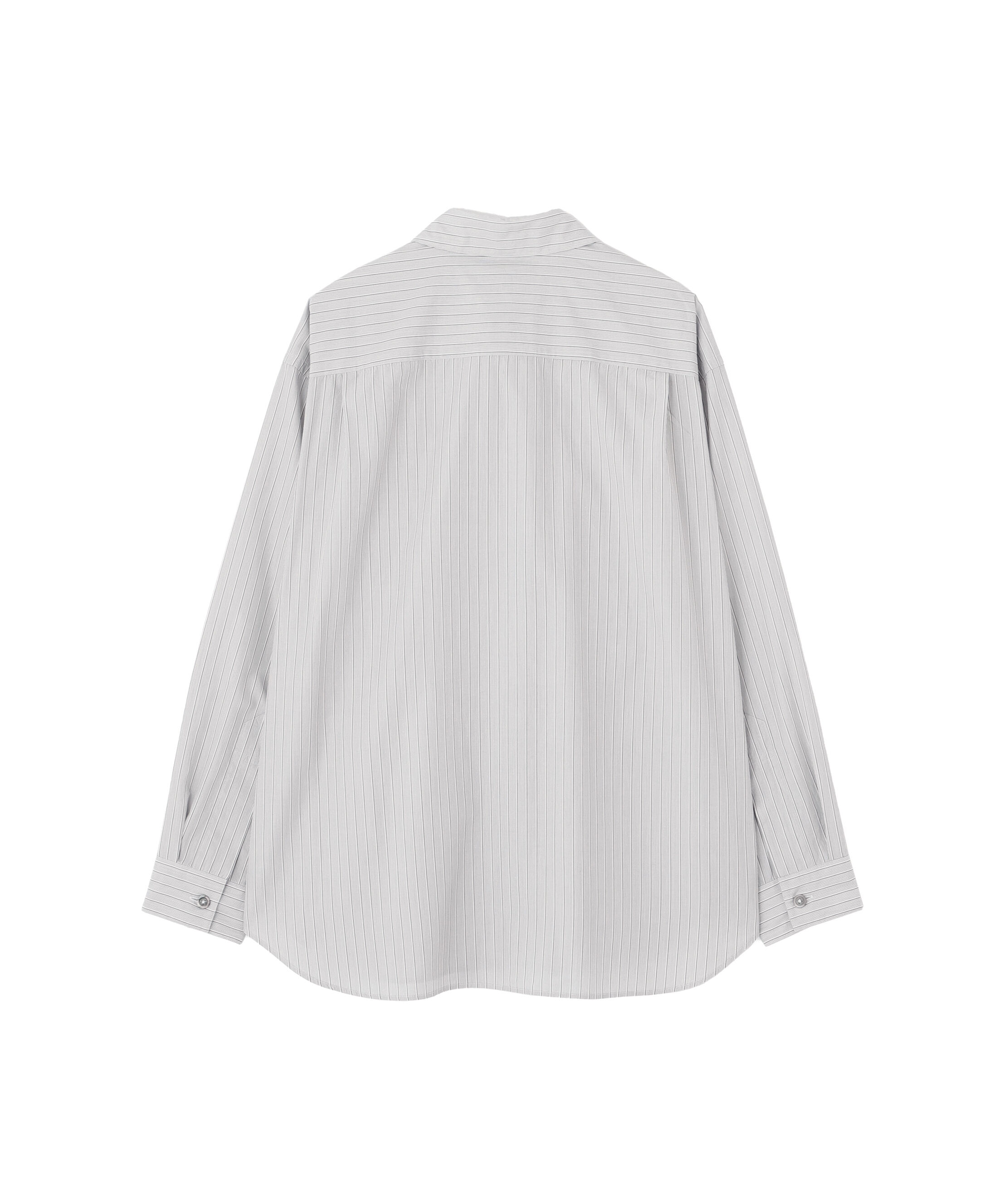 MARGARET HOWELL「COTTON SILK STRIPE SHIRT」|シャツ・ブラウス|