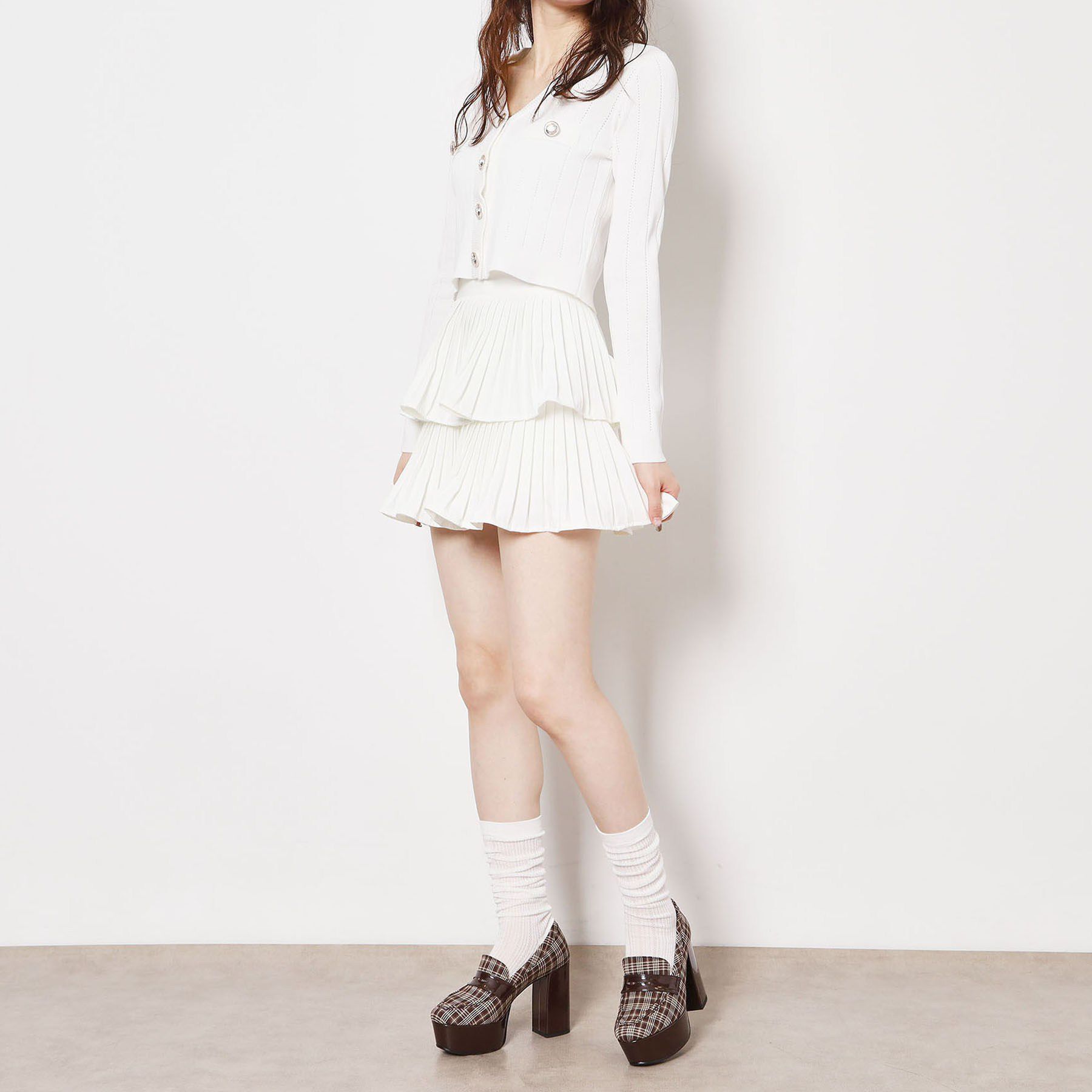 ESPERANZA「【ラク盛り/ローファー】リピーター続出／脚長美脚 厚底ローファー」|パンプス|