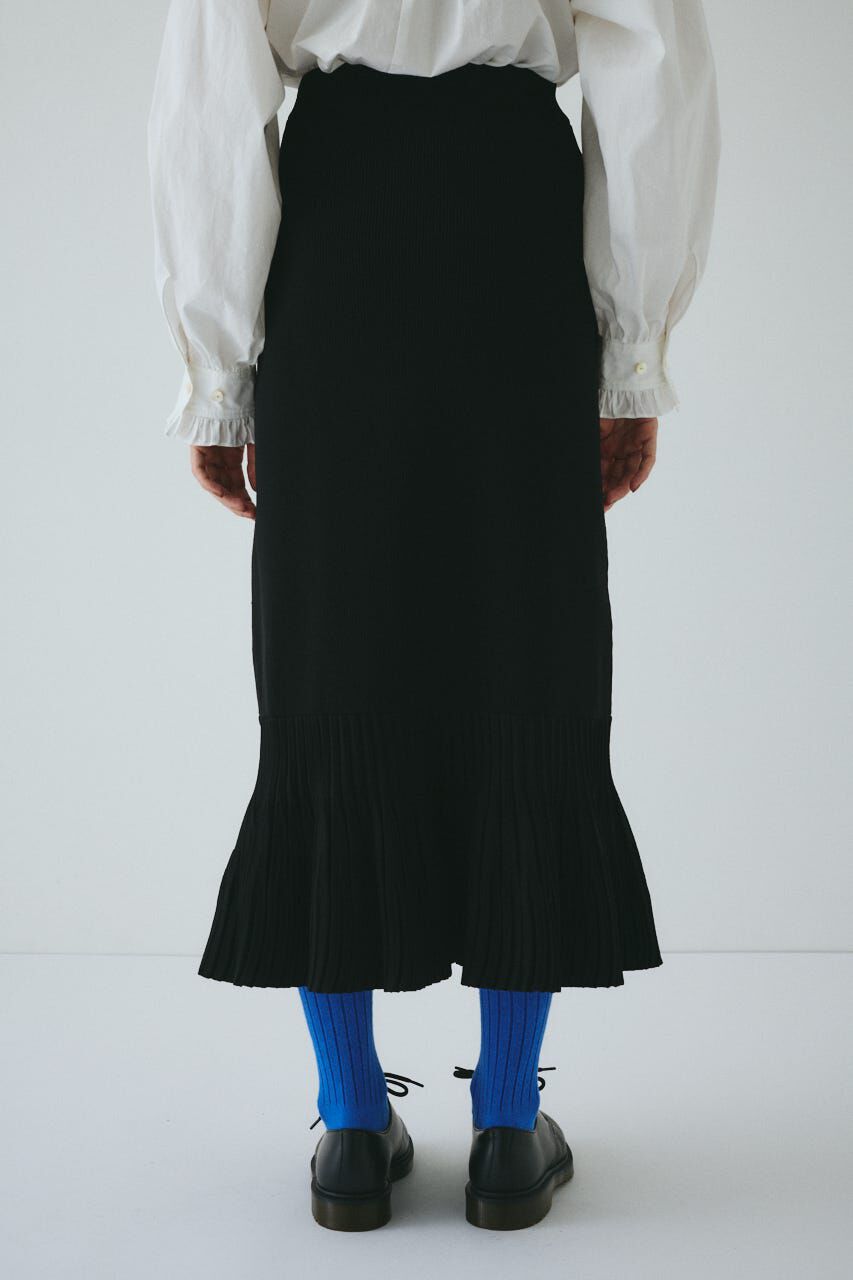 HeRIN.CYE「Pleated hem knit skirt」|スカート|