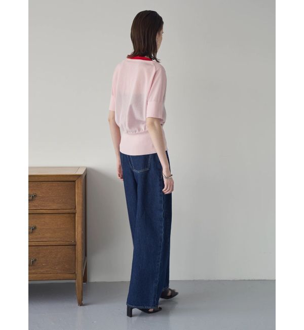 ELENDEEK「PANEL TUK DENIM WIDE PT」|デニム|