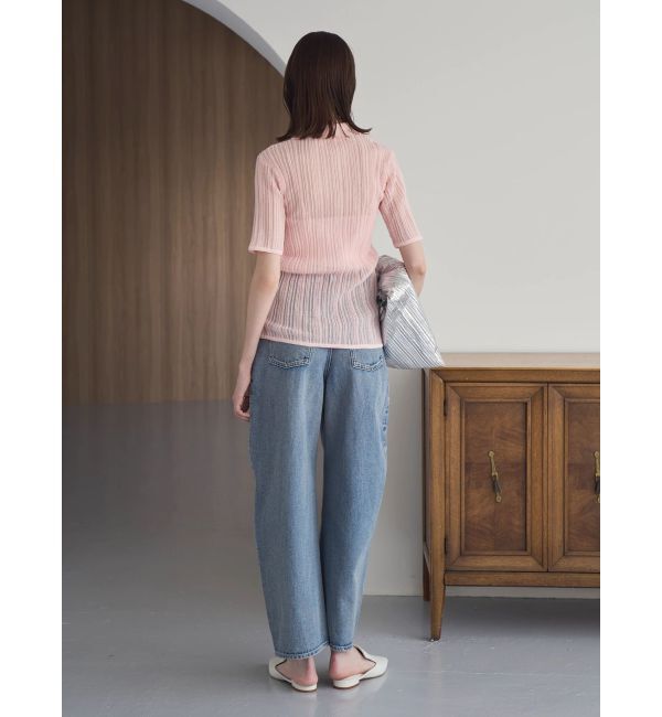 ELENDEEK「PANEL TUK DENIM WIDE PT」|デニム|