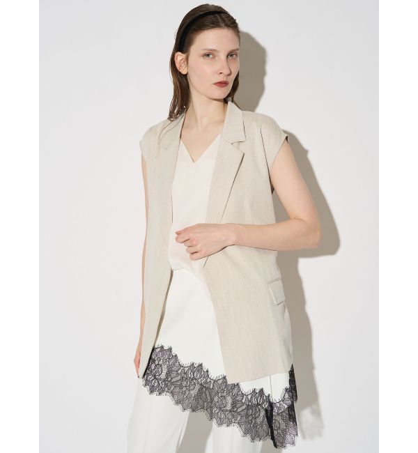 ELENDEEK「LACE TRIM SK LAYERED PT」|その他|